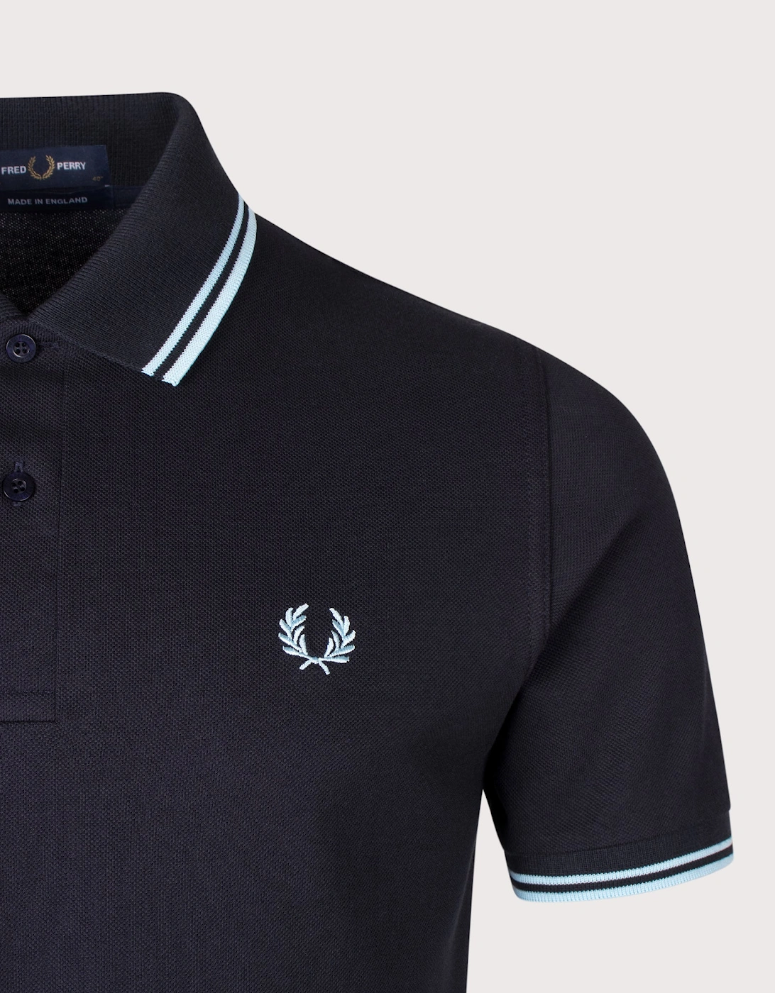 Regular Fit 'Made in England' Twin Tipped Fred Perry Polo Shirt