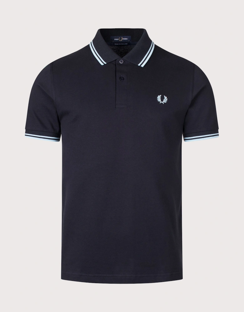 Regular Fit 'Made in England' Twin Tipped Fred Perry Polo Shirt