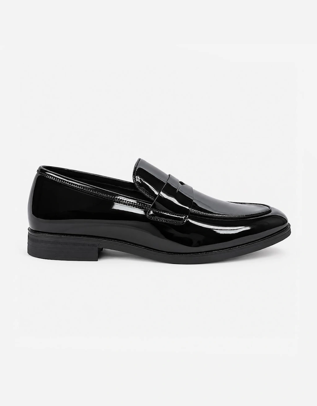 Mister Carlo ALFIE Mens Loafer Shoes Black Patent