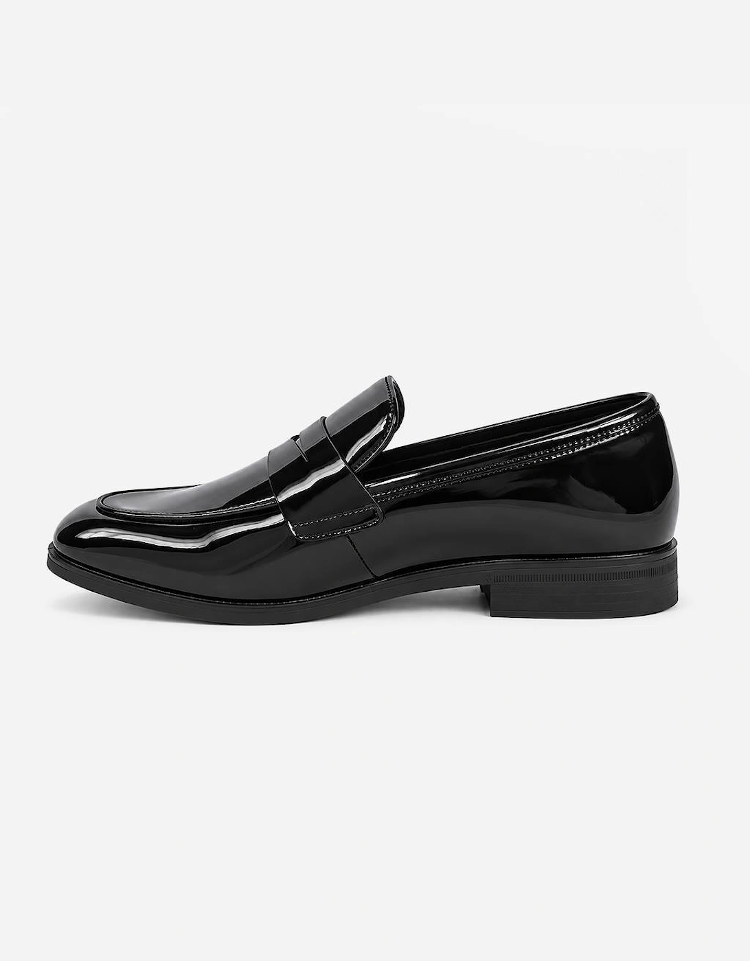 Mister Carlo ALFIE Mens Loafer Shoes Black Patent