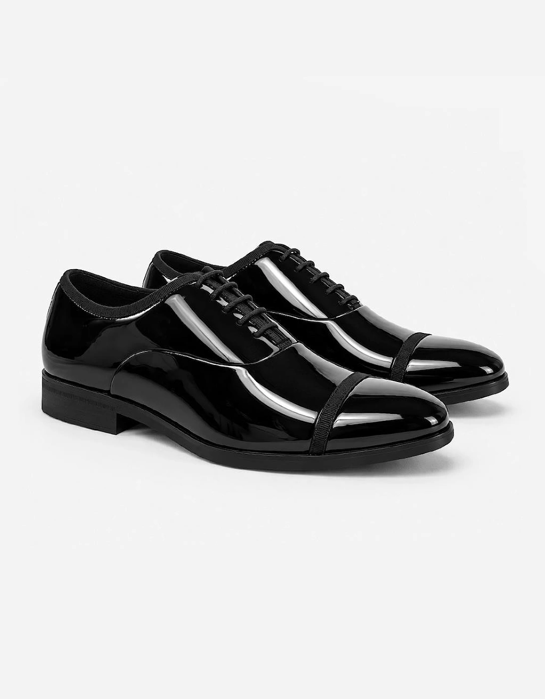 Mister Carlo RALPH Mens Oxford Shoes Black Patent