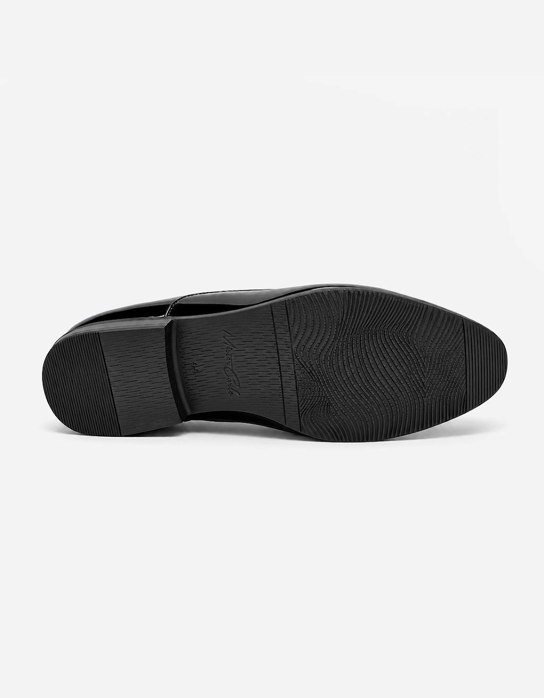 Mister Carlo OWEN Mens Derby Shoes Black Patent
