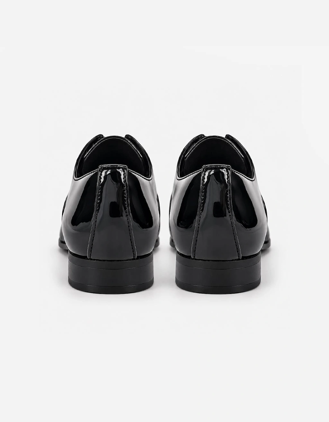 Mister Carlo OWEN Mens Derby Shoes Black Patent