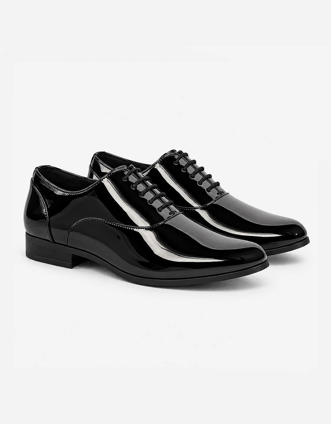Mister Carlo OSCAR Mens Oxford Shoes Black Patent
