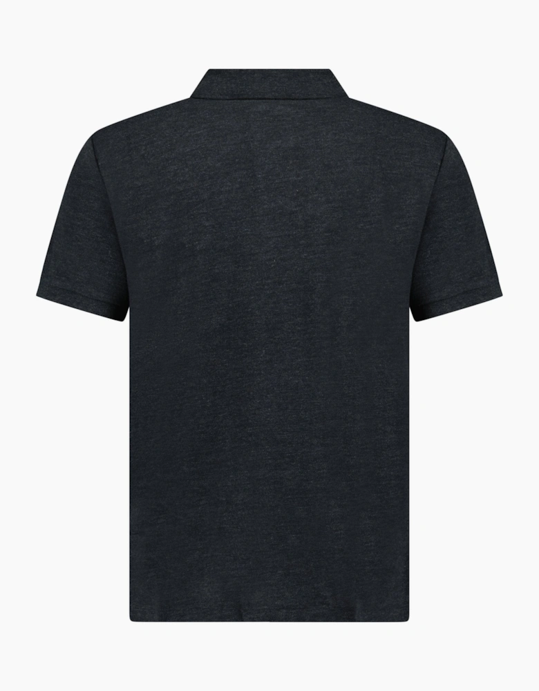 Polo Ralph Lauren Mesh Slim Fit Polo Shirt in Dark Grey