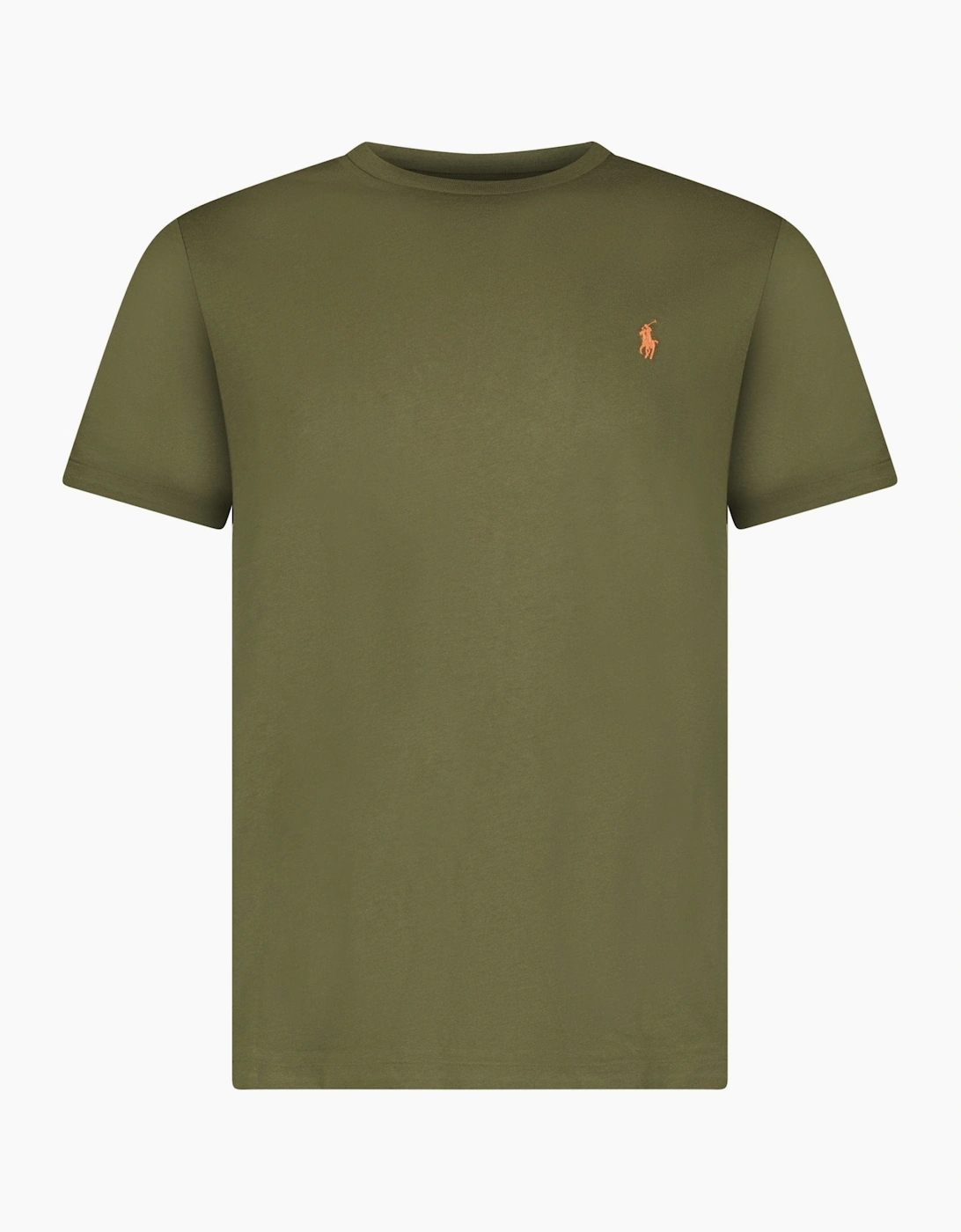 Polo Ralph Lauren Custom Slim Fit T-Shirt in Khaki Green