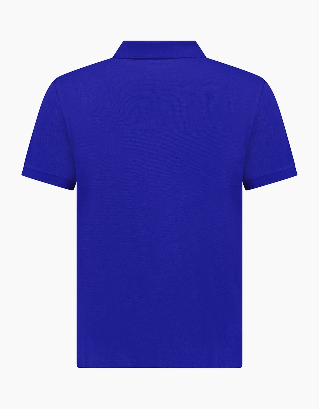 Polo Ralph Lauren Mesh Custom Slim Fit Polo Shirt in Dark Blue