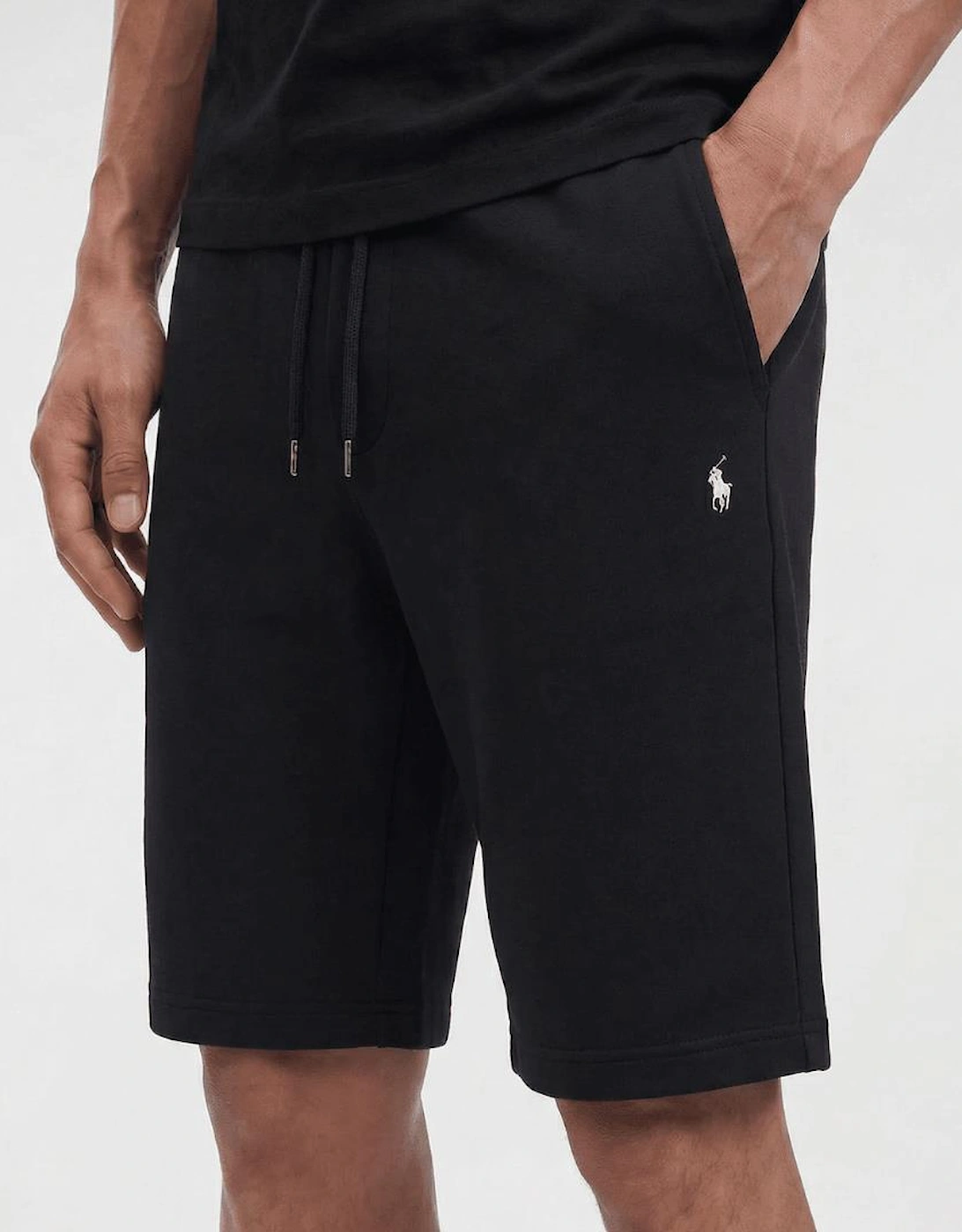 Ralph Lauren Double-Knit Shorts in Black