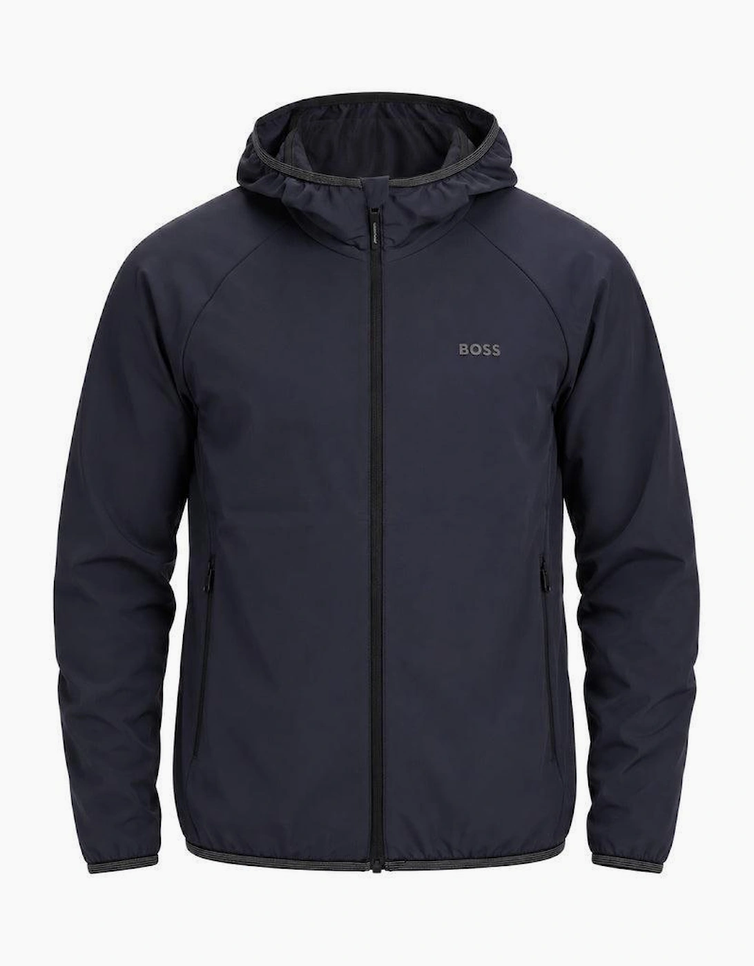 BOSS Commuter Hooded Jacket Dark Blue