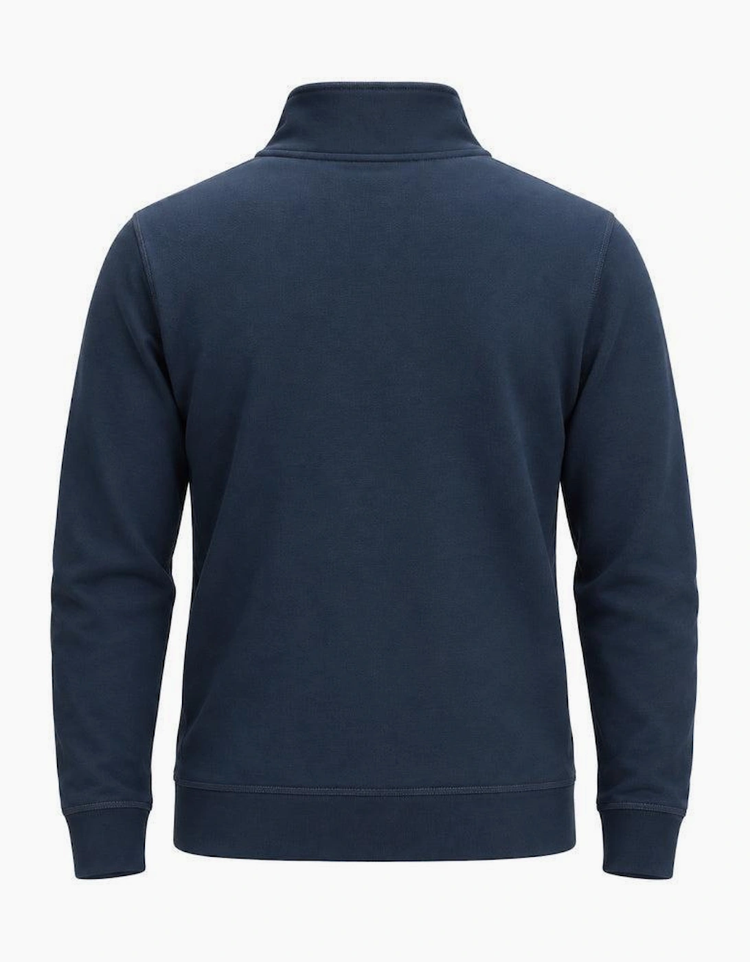 BOSS Zetrust Quarter Zip Sweatshirt Open Blue