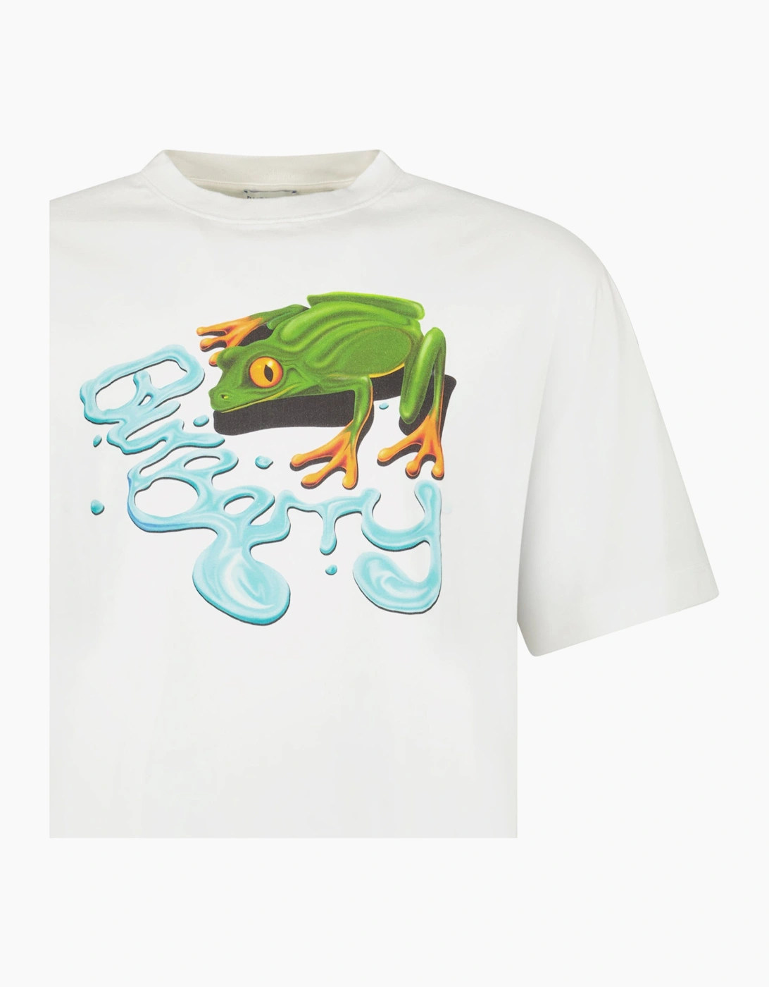 Burberry Frog Cotton T-Shirt White