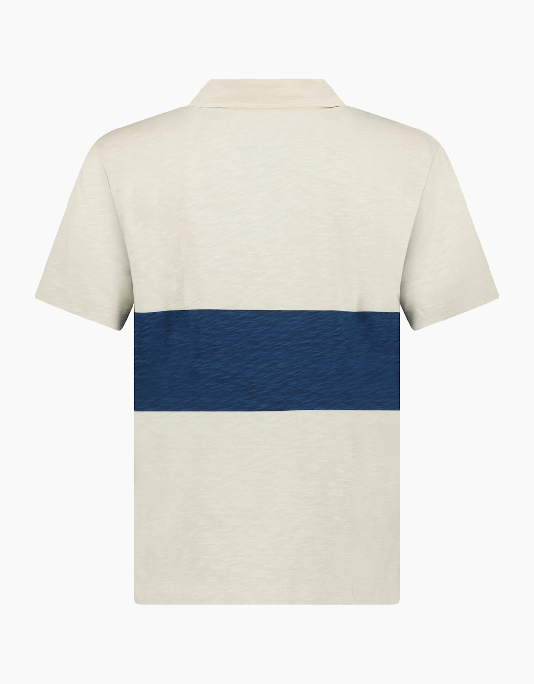 Burberry EKD Striped Polo In Plaster