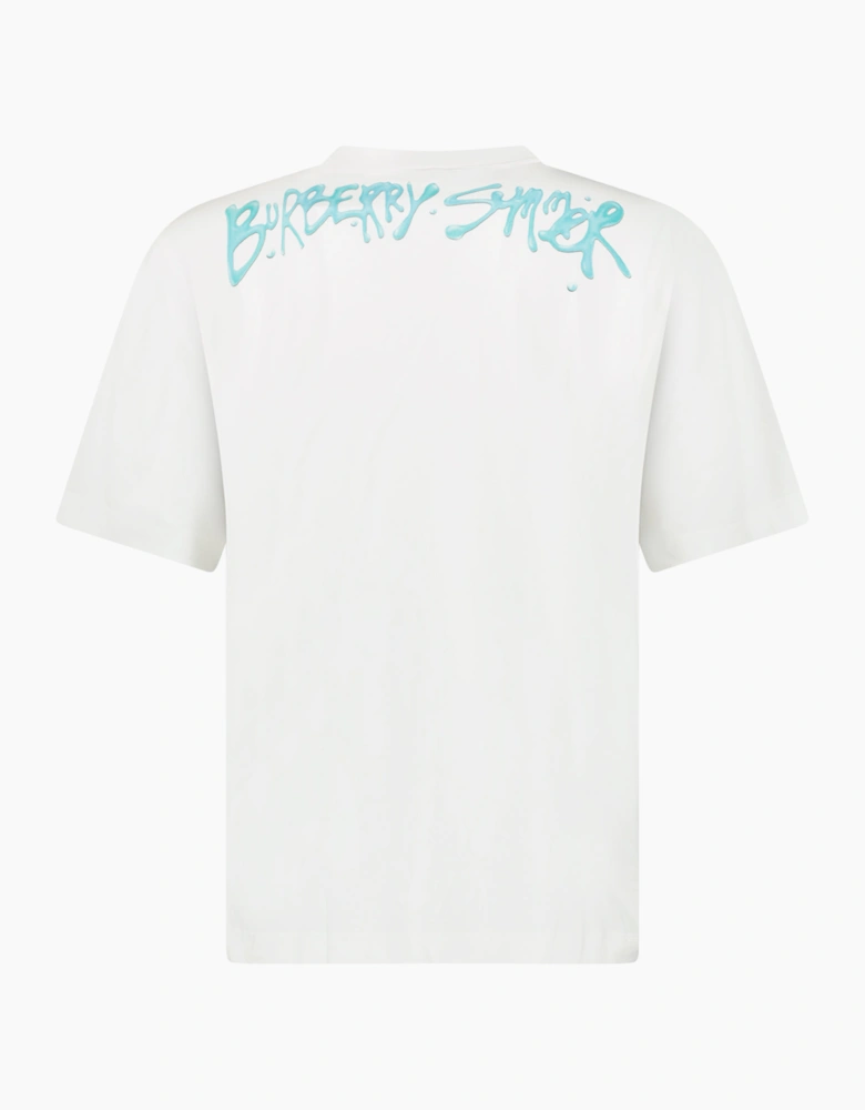 Burberry Frog Cotton T-Shirt White