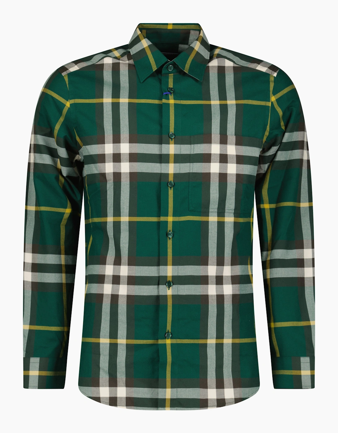 Burberry 'Claverdon' Check Shirt in Ivy Green
