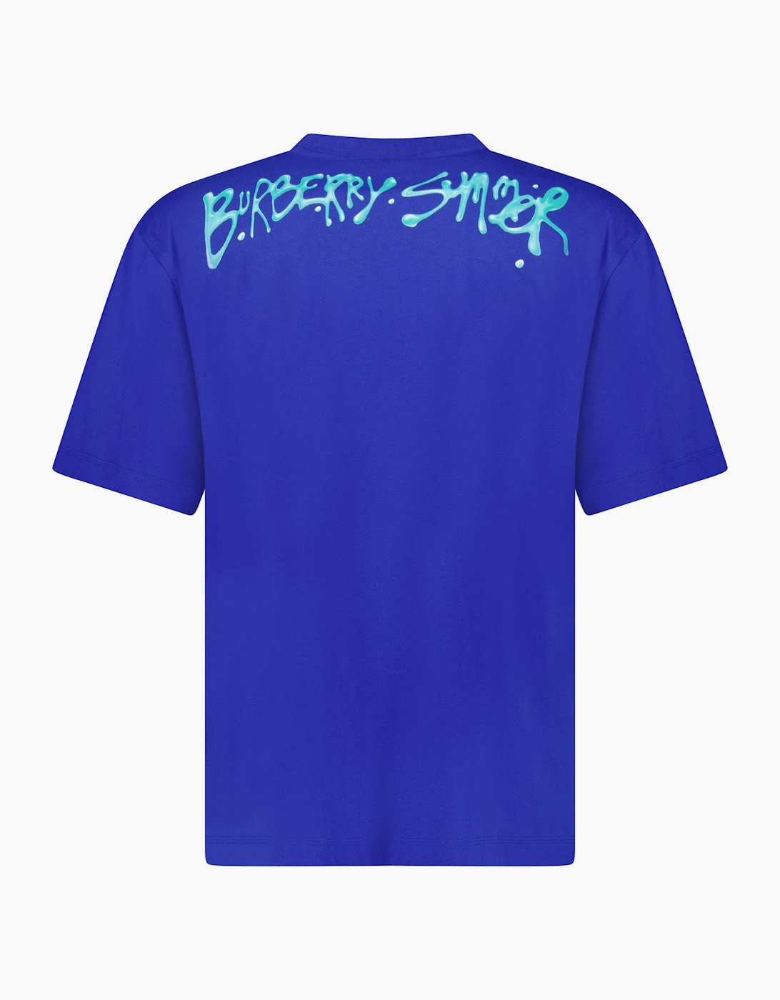 Burberry Frog Cotton T-Shirt Blue