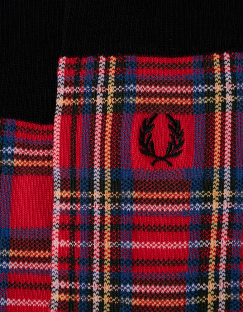 Fred Perry Mens Tartan Sock - Stewart Tartan Z90