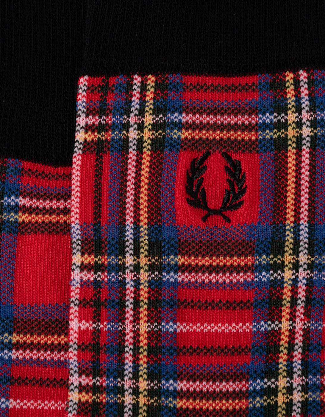 Fred Perry Mens Tartan Sock - Stewart Tartan Z90