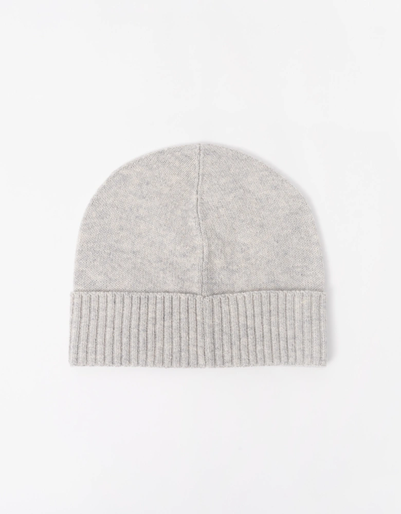 BOSS Orange Akaio R Mens Beanie with Logo Label - Open Grey 086