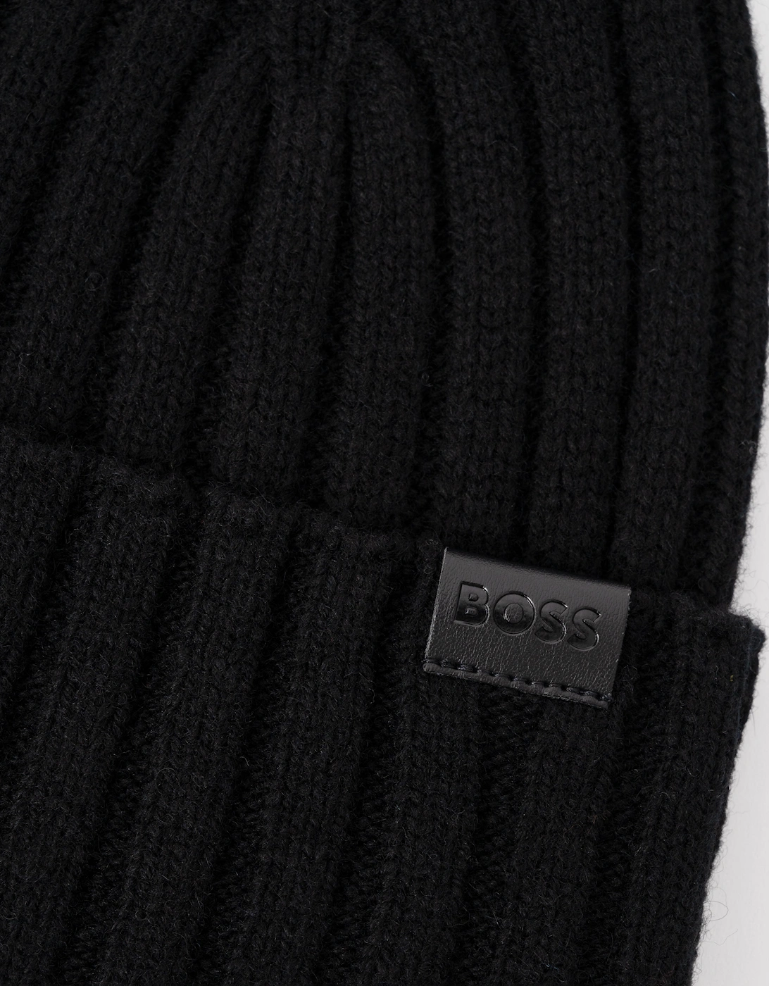 BOSS Orange Mens Fino Beanie Hat 01 - Black 001