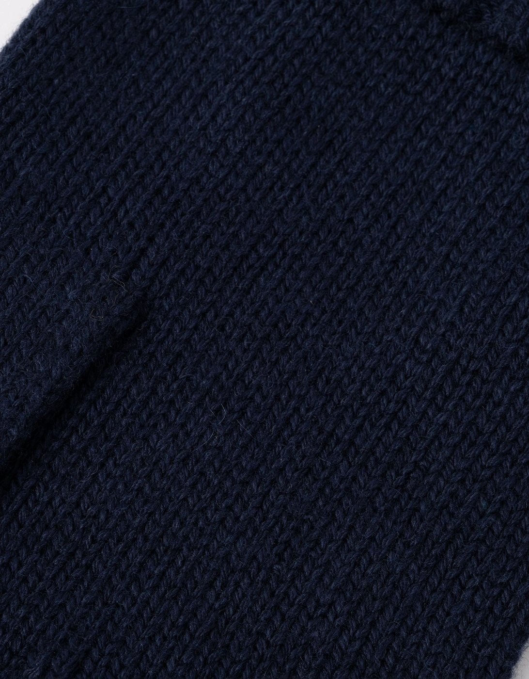 GANT Mens Cotton Blend Logo Gloves - 410 Marine