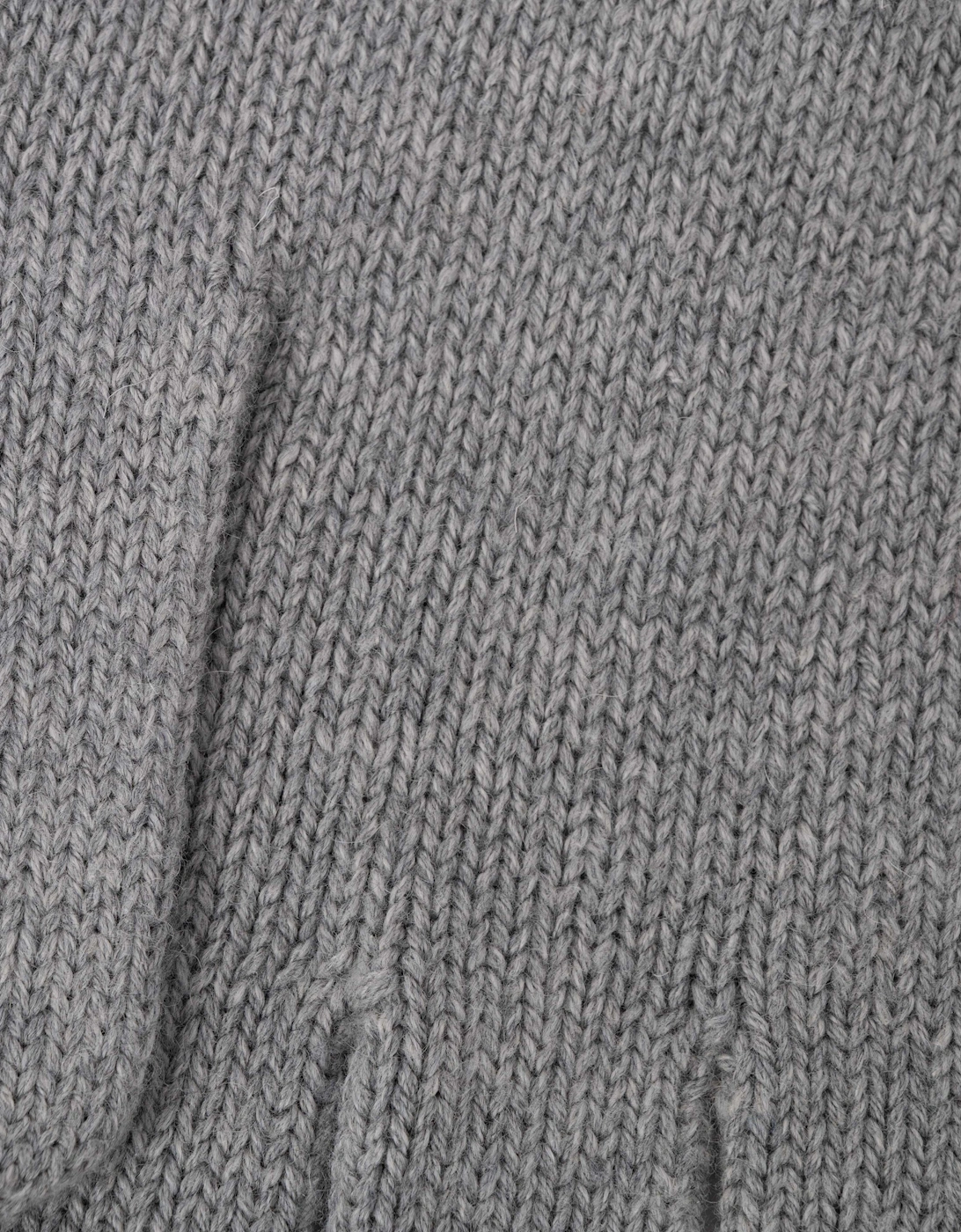 GANT Mens Cotton Blend Logo Gloves - 93 Grey Melange