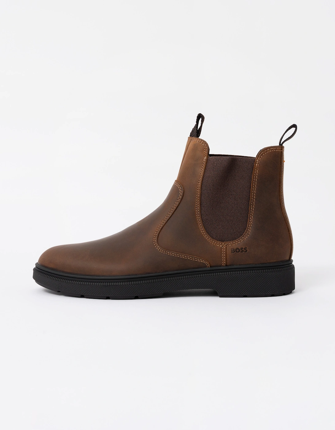 BOSS Orange Ferling Mens Chelsea Boots - Dark Brown 205