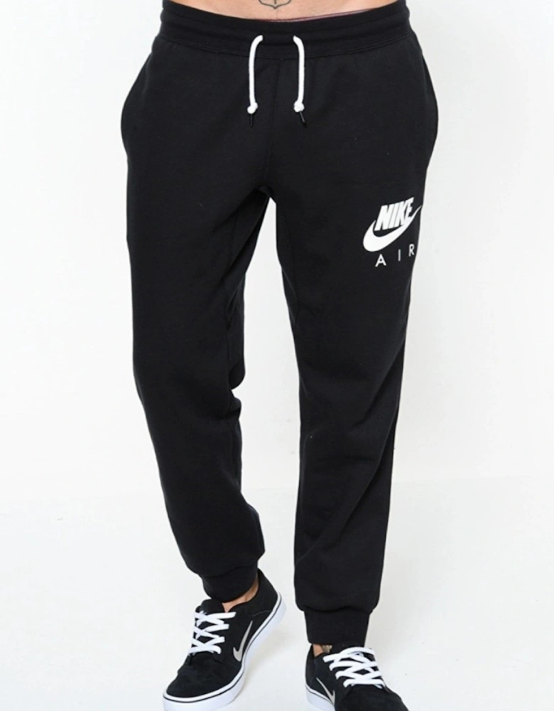 Nike Air Mens Fleece Joggers in Black