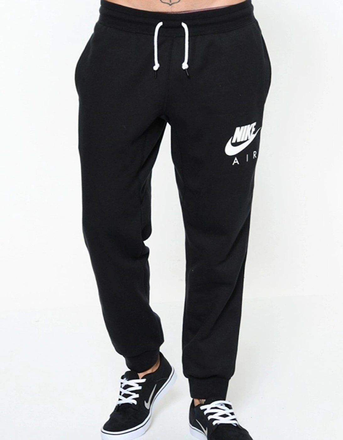 Nike Air Mens Fleece Joggers in Black