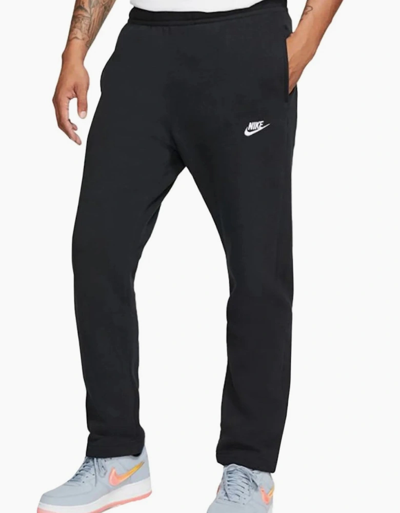 Nike Sportswear Club Fleece Openhem Joggers in Black
