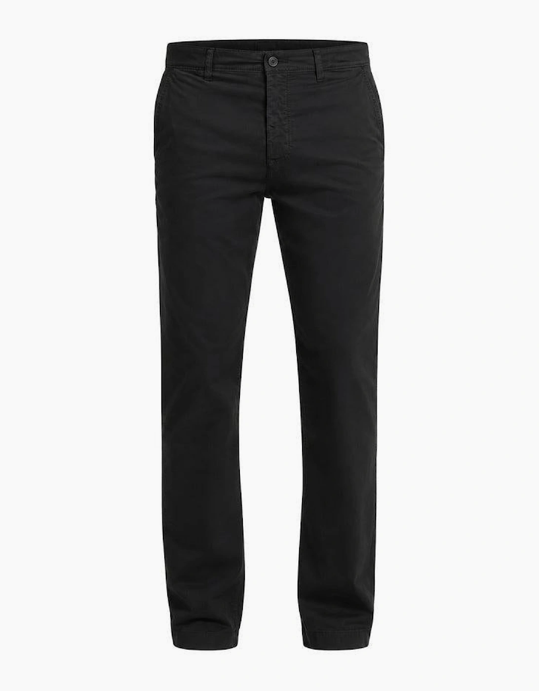 BOSS Regular Fit Satin Chinos Black