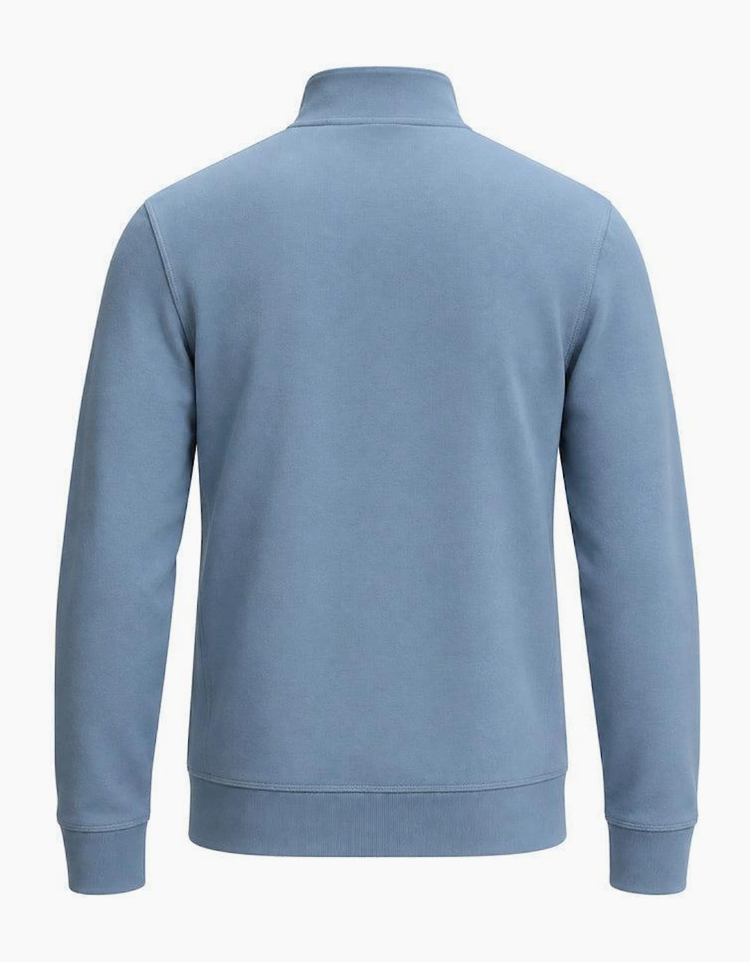 BOSS Zestart Zip Through Sweatshirt Light Pastel Blue