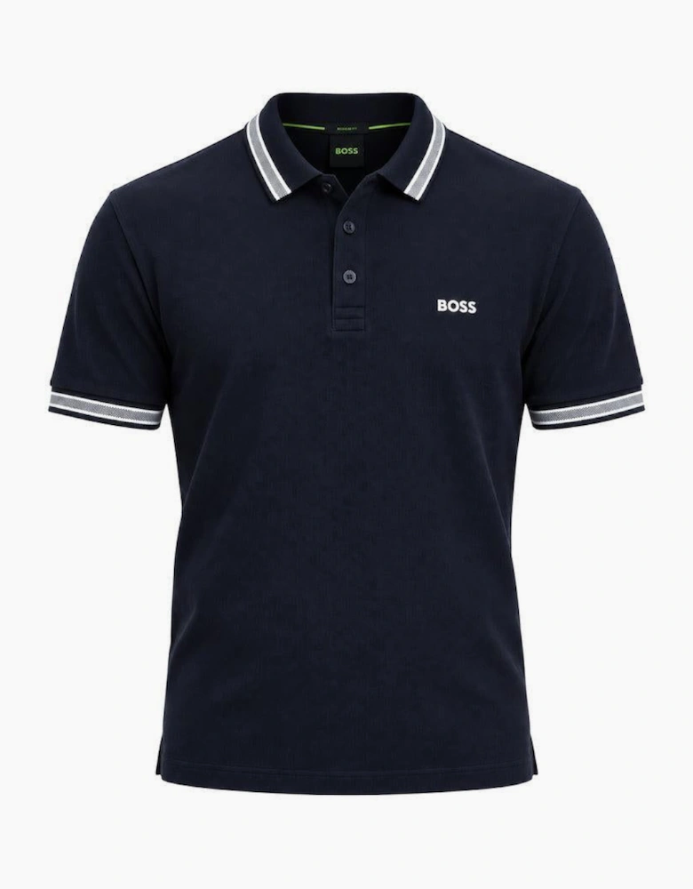 BOSS Paddy Piqué Polo Shirt Dark Blue