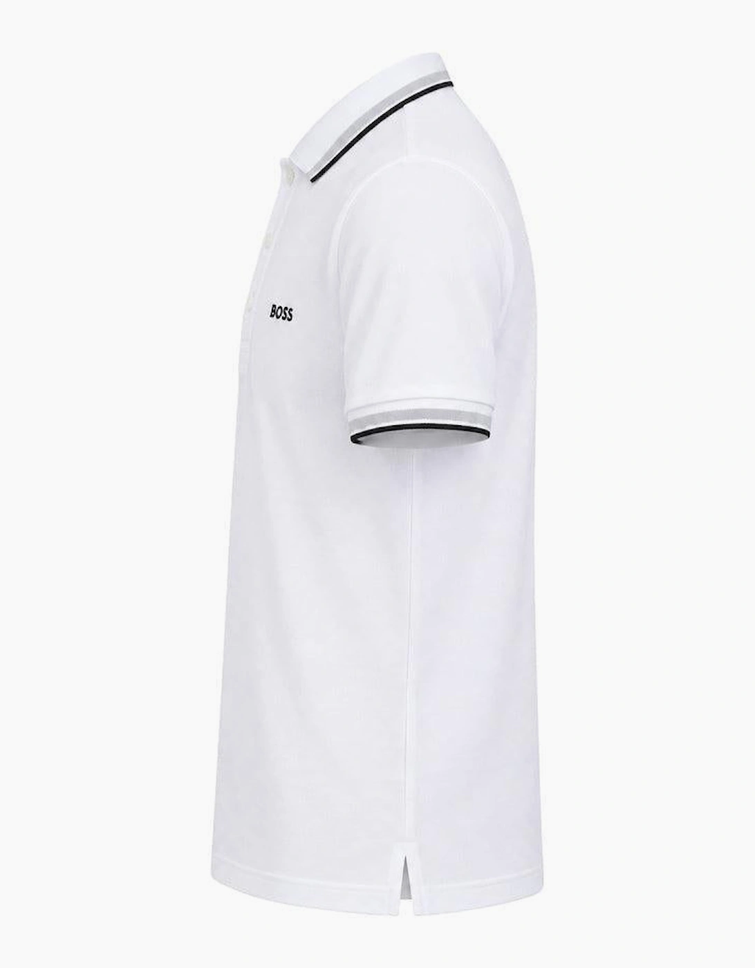 BOSS Paddy Piqué Polo Shirt White