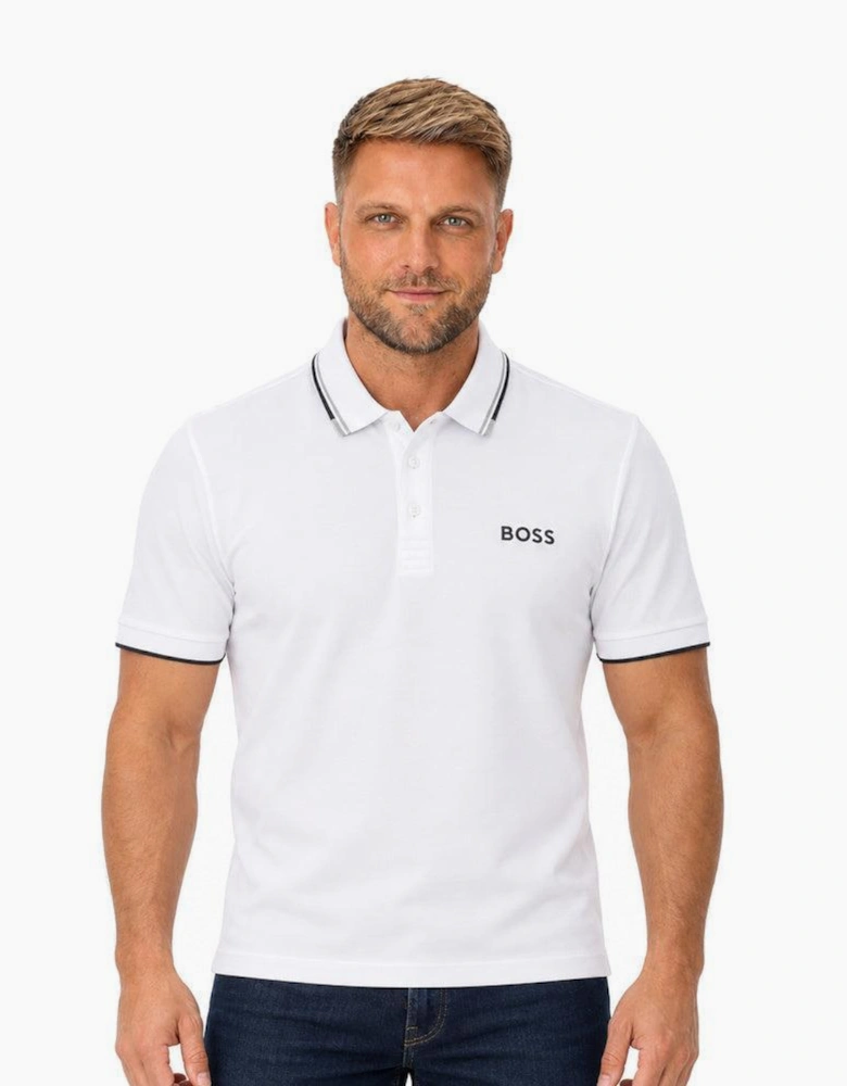 BOSS Paddy Pro Polo Shirt White