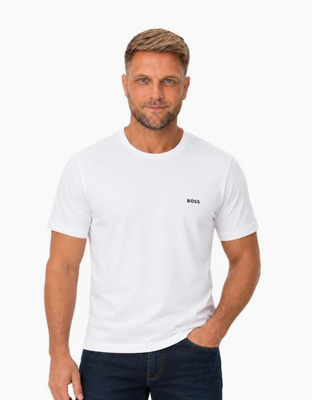 BOSS 3 Pack Classic T-Shirts White/Dark Grey/Navy