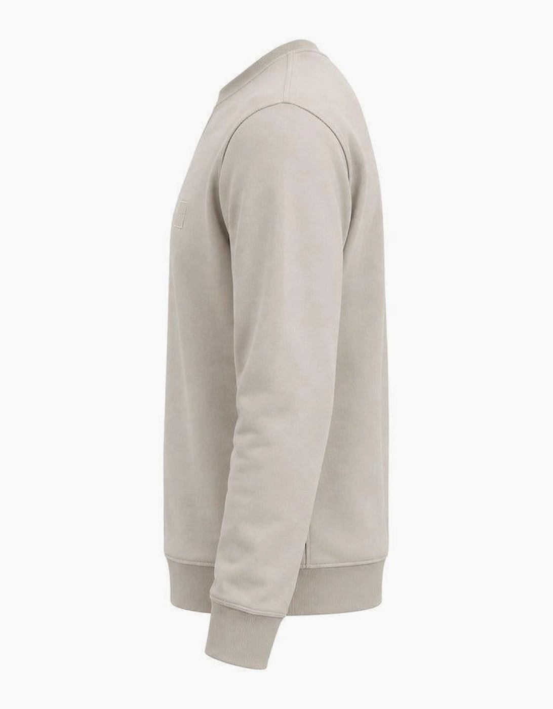 BOSS Reg Fit Westart Sweatshirt Light Grey