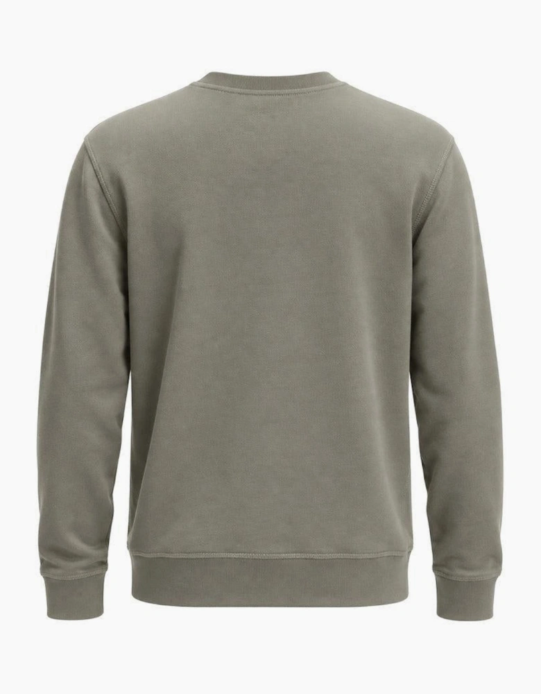 BOSS Reg Fit Westart Sweatshirt Open Grey
