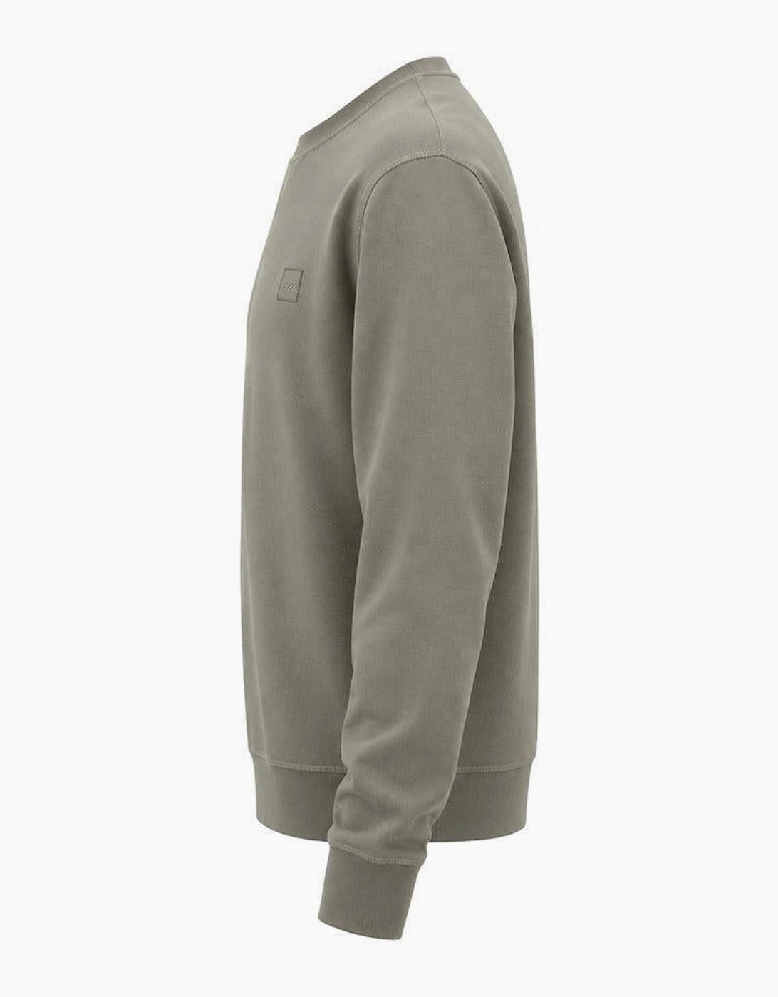 BOSS Reg Fit Westart Sweatshirt Open Grey