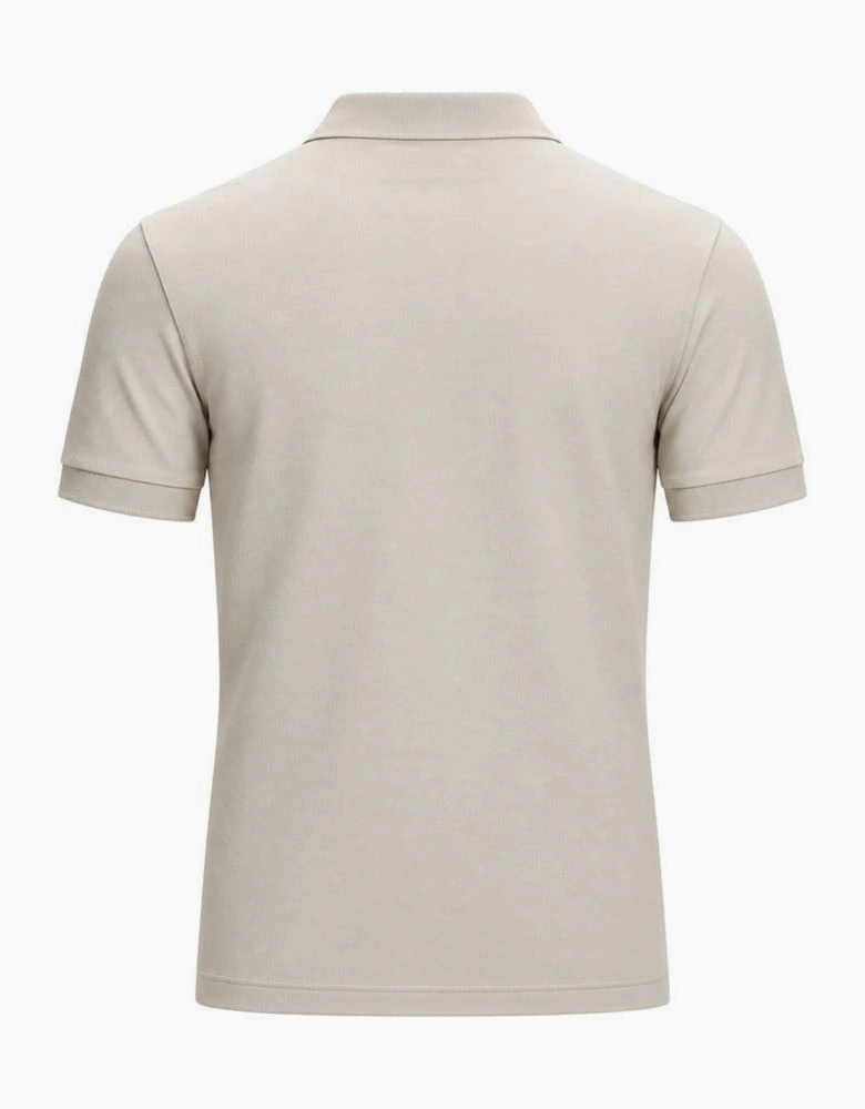 BOSS Slim Fit Passenger Polo Shirt Open Grey