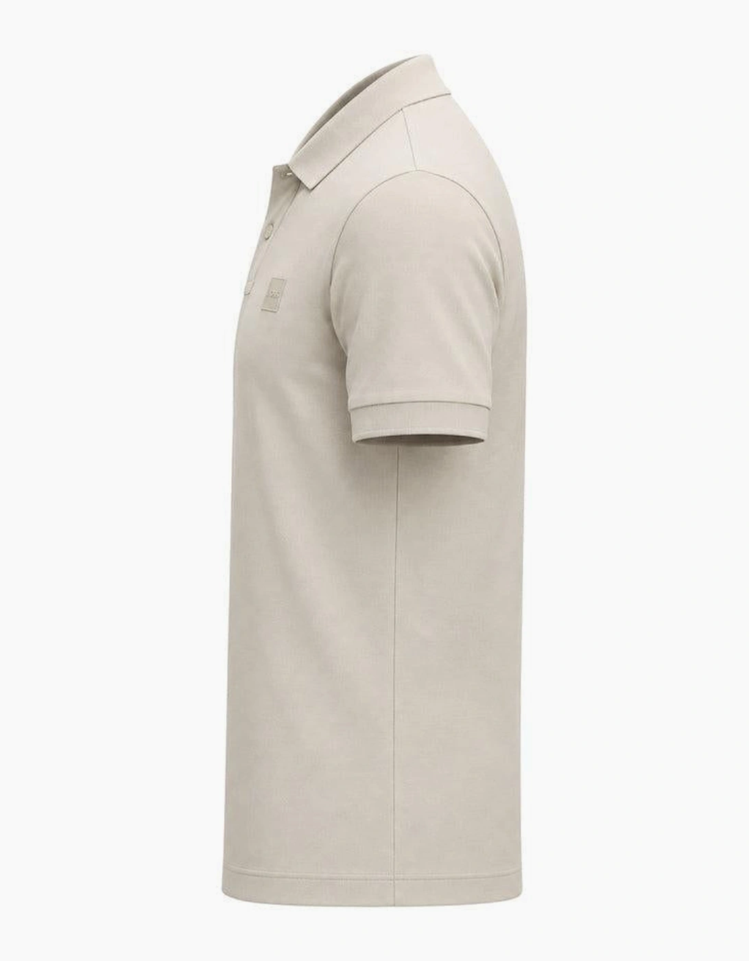 BOSS Slim Fit Passenger Polo Shirt Open Grey