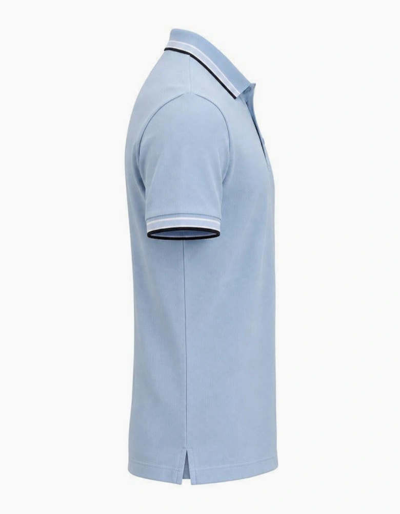 BOSS Paddy Piqué Polo Shirt Light/Pastel Blue