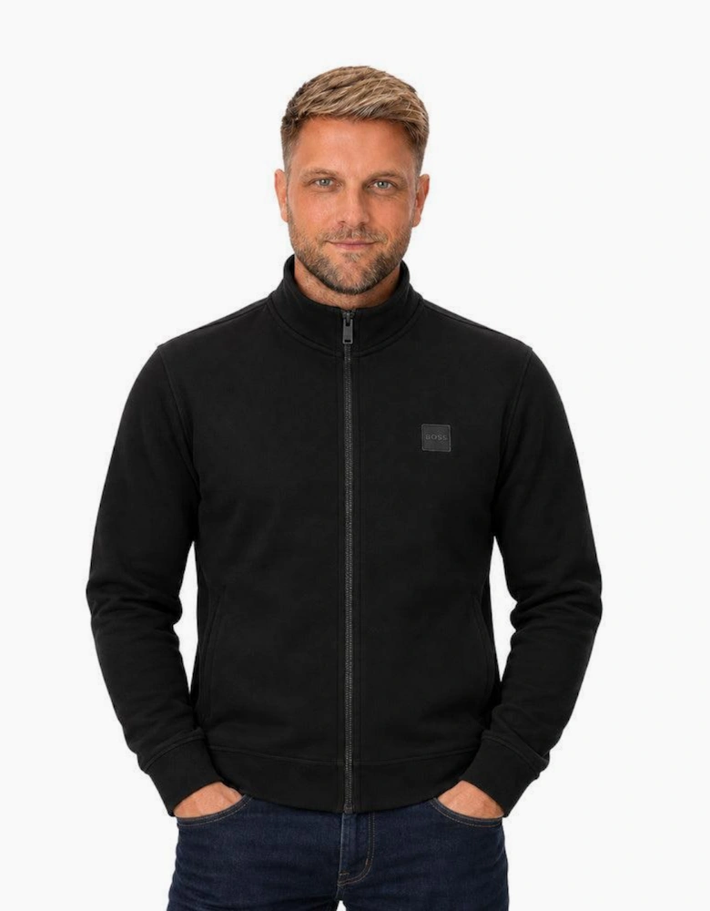 BOSS Zestart Zip Through Sweatshirt Black