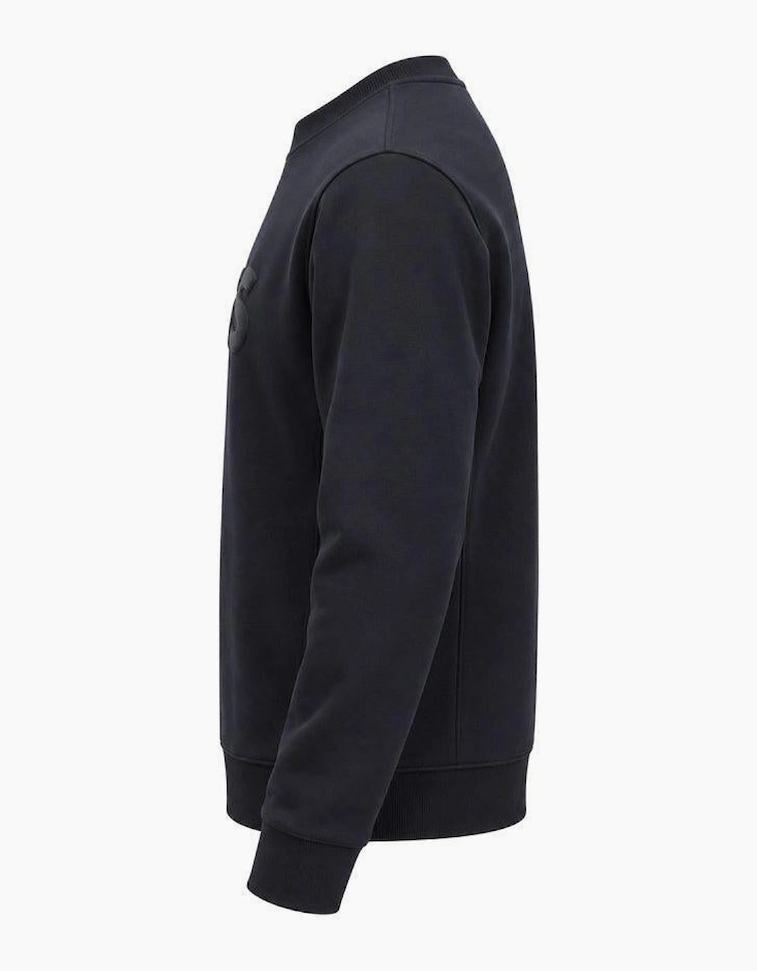 BOSS Salbo Tonal Logo Sweatshirt Dark Blue