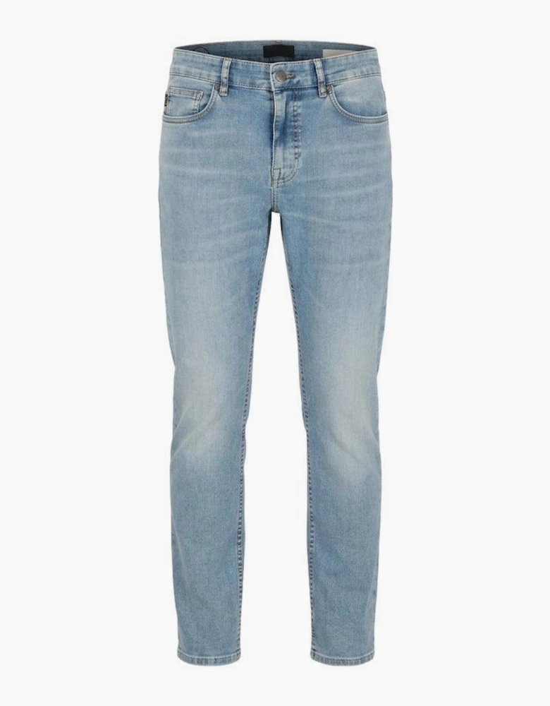 BOSS Delaware Soft Motion Slim Fit Jeans Light Blue