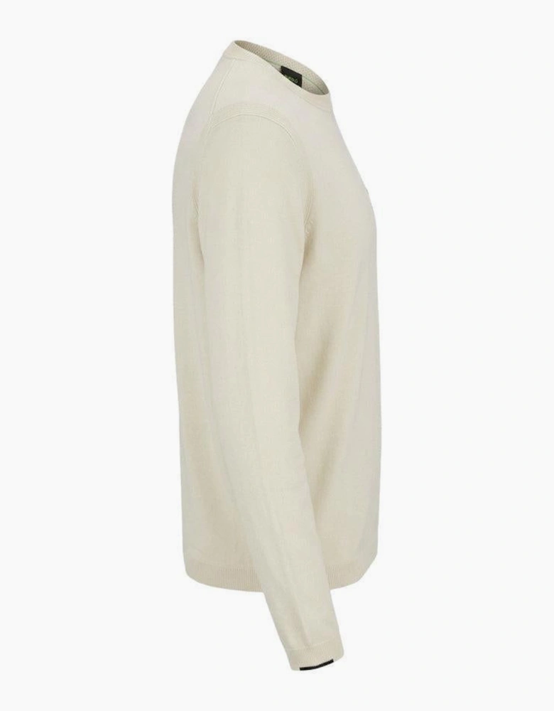 BOSS Ever-X Crew Neck Jumper Natural