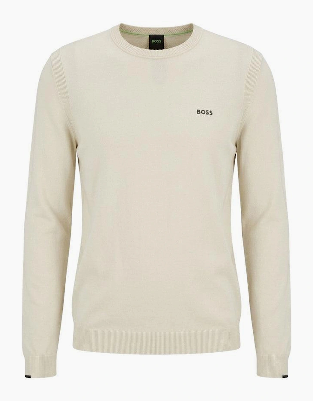 BOSS Ever-X Crew Neck Jumper Natural