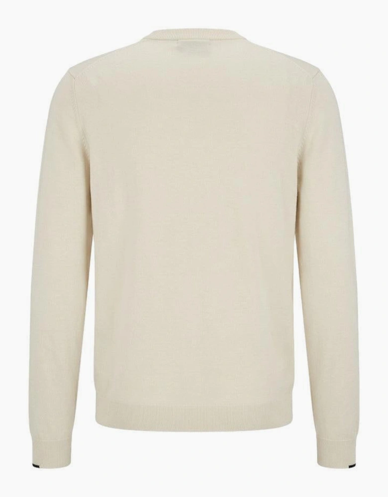 BOSS Ever-X Crew Neck Jumper Natural