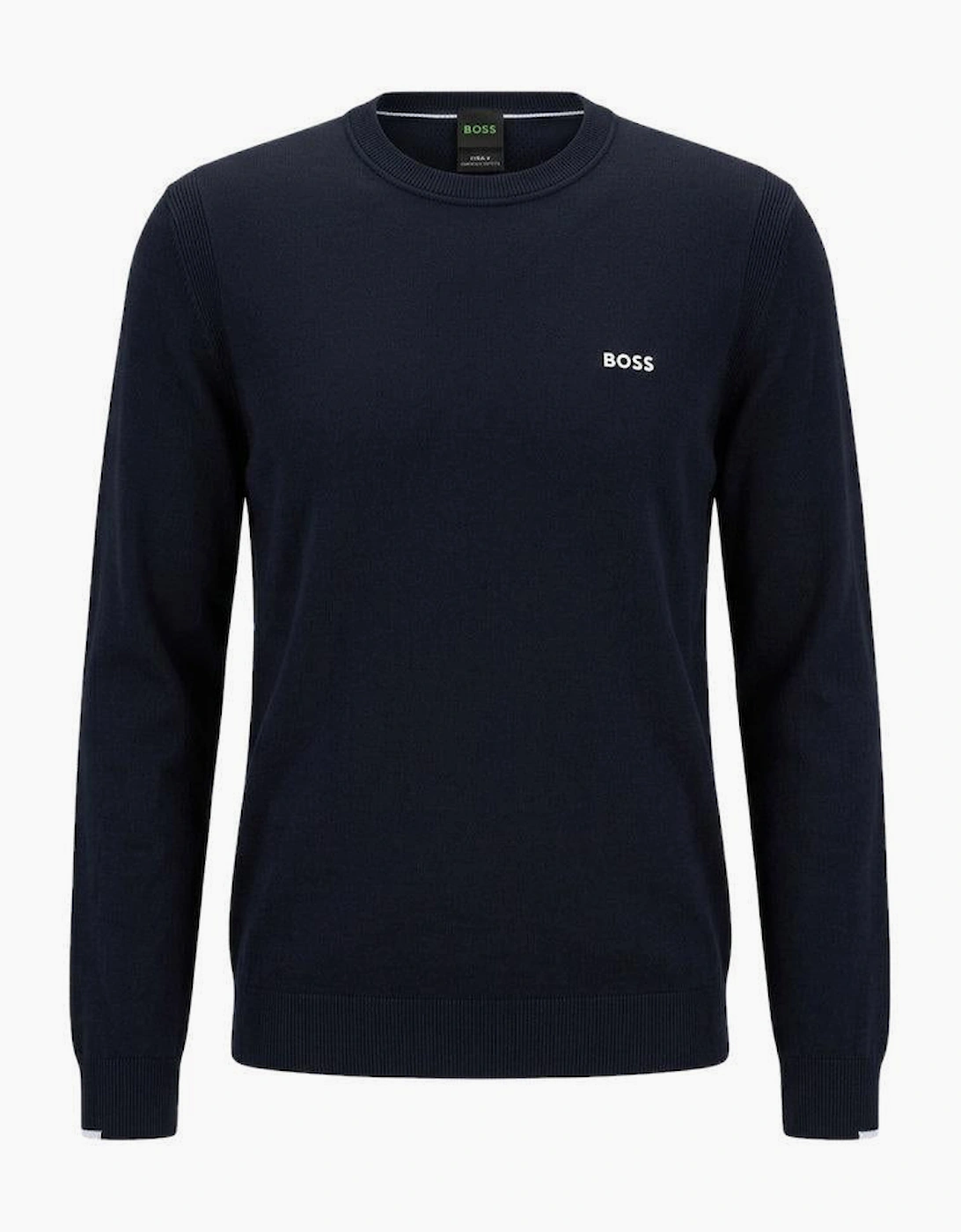 BOSS Ever-X Crew Neck Jumper Dark Blue