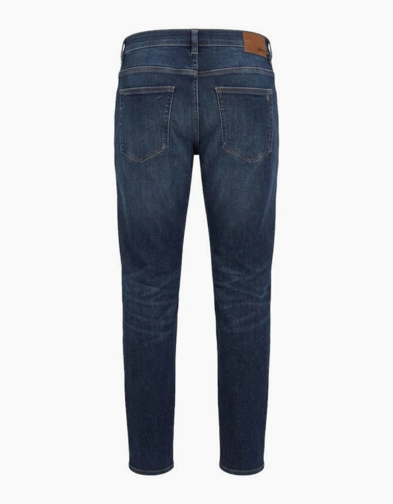 BOSS Delaware Soft Motion Slim Fit Jeans Dark Blue