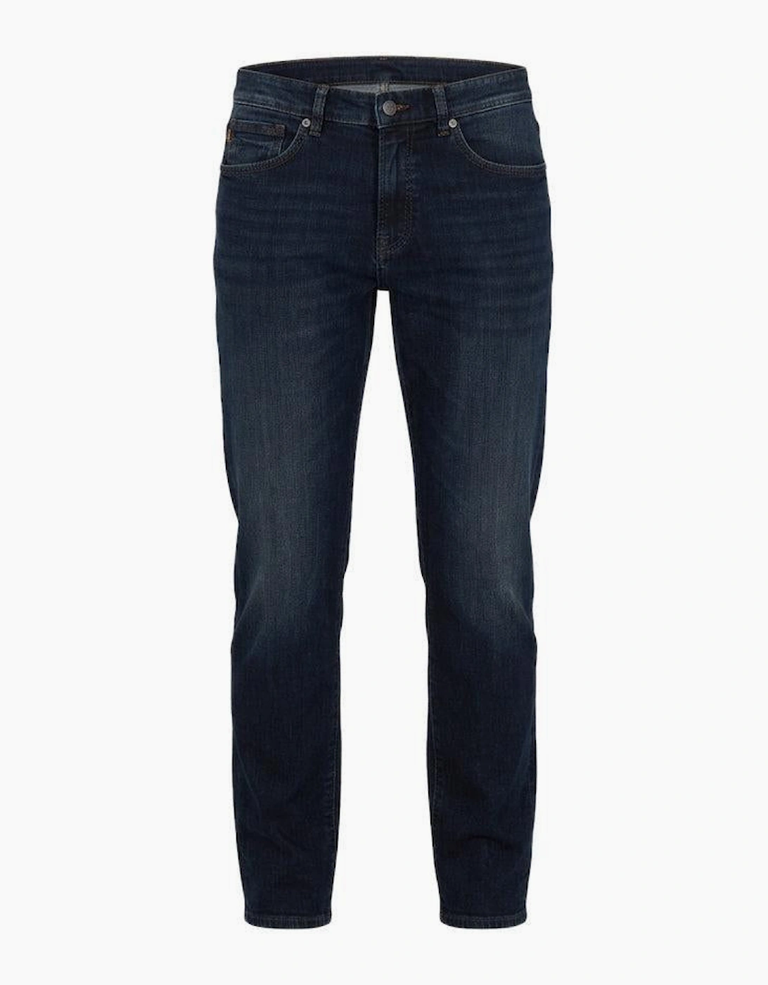 BOSS Faded Wash Jeans Dark Blue